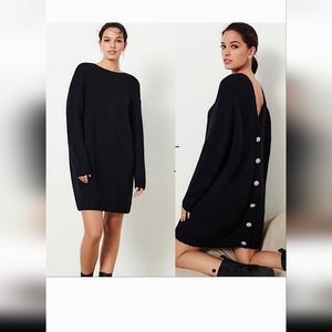 ba&sh beyla reversible wool and mohair blend sweater dress black ba&sh dresses